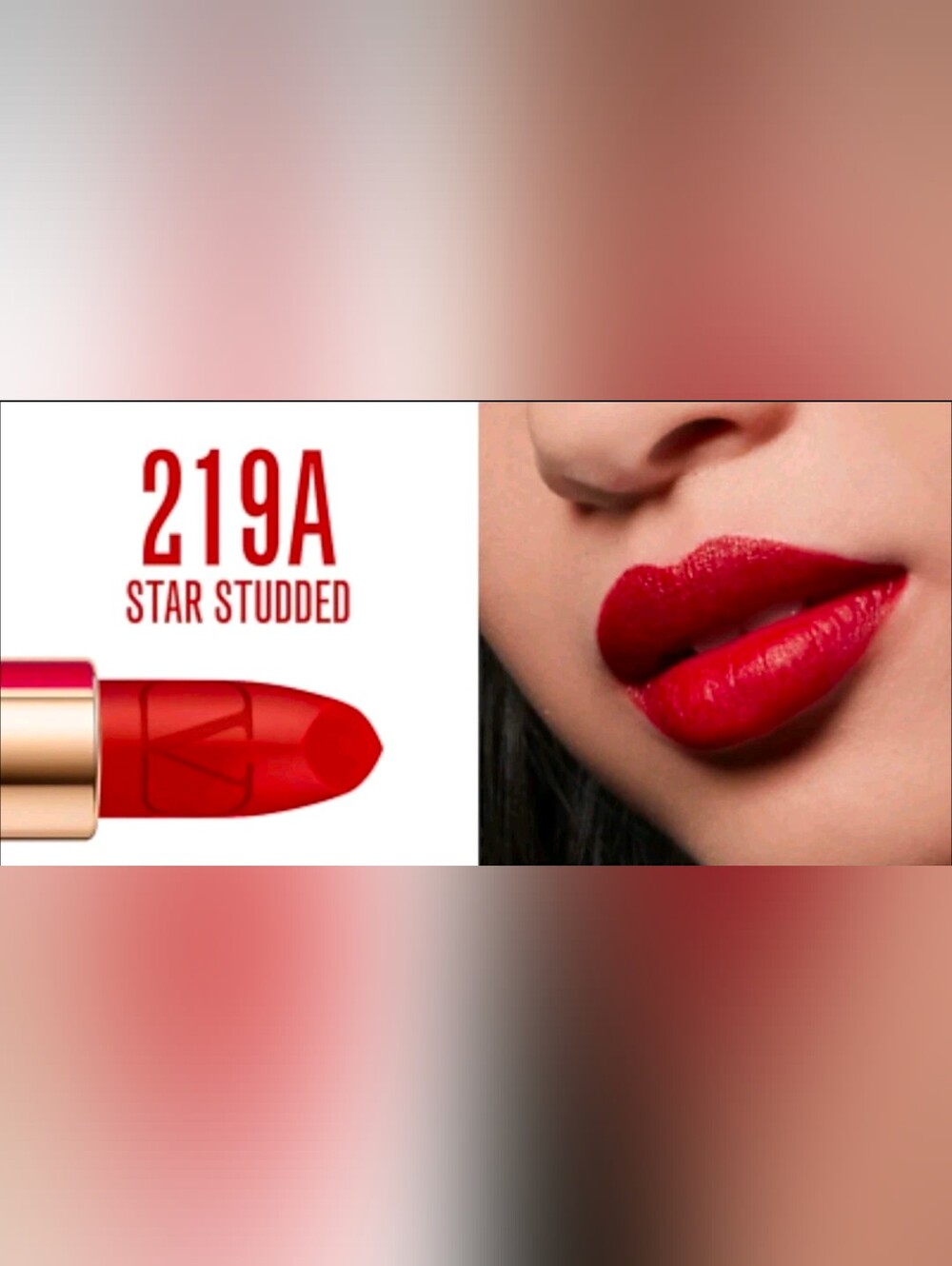 Valentino Rosso Valentino Striking Matte Lip - "219A Star Studded" - Picture 2 of 8